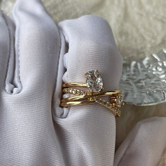 Anillo de giro entrelazado