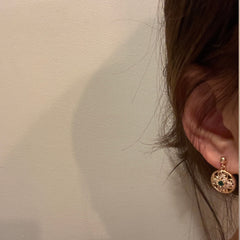 Pendientes verde esmeralda