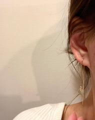 Pendientes de jade verde