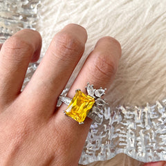 Yellow Diamond Ring