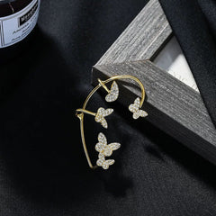 Kein durchdringendes Schmetterlings-Ohrband