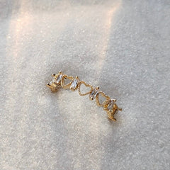 Romantic Heart Lacey Ring