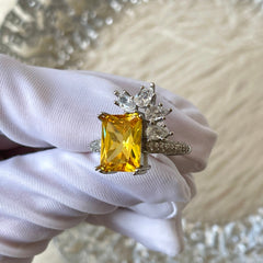 Yellow Diamond Ring