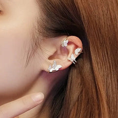 Kein durchdringendes Schmetterlings-Ohrband