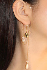 No Piercing Dainty Pearl Ear Cuff