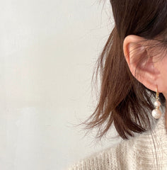 Ohrringe aus Naturperlen