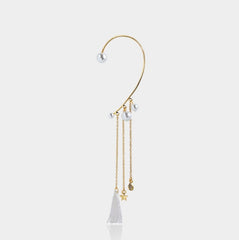 Pañuelo bohemio para orejas sin perforaciones