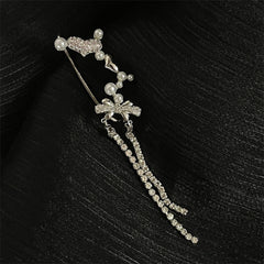 Romantic pearl ear wrap