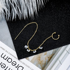 Ohrstecker mit Kristallen