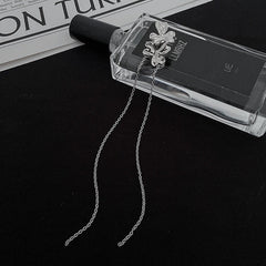 Puños para las orejas con diseño de trébol de plata, estilo gótico punk y floral