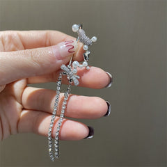 Romantic pearl ear wrap