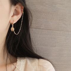 Ohrklemme mit Smiley-Gesicht