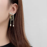 Multi layer dangle earrings