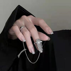 Anillo de joyería para decoración de uñas