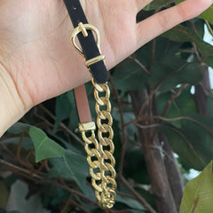 Gargantilla de motociclista de cuero sintético negro de Lolita oscura