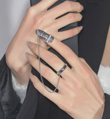 Anillo de joyería para decoración de uñas