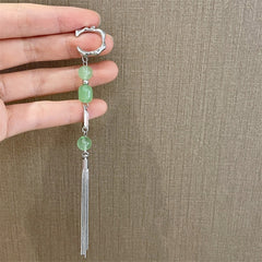 Keine durchdringenden Jadeohrringe