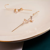 Spurs natürlicher Süßwasserperlen-Ohrschmuck