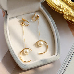 No piercing dangle earrings