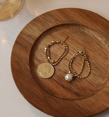 Unique Gold Coin Earrings