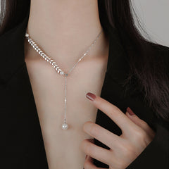 14K Gold Real Pearl Necklace