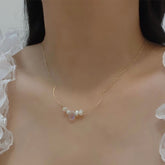 Curve Bar Perlen-Mehrfachhalskette