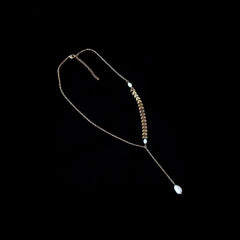 14K Gold Real Pearl Necklace
