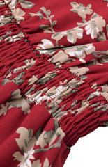 Ladies Sexy Wrap Chest Chiffon Dress