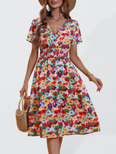 Elegant Spring-Graceful Woven Dress in Polyester fabric