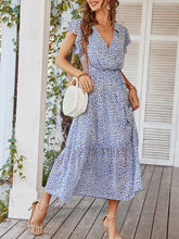 Flowy Dress Spring Printed Casual Vacation Skirt