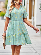 Bronzing Polka Dot Dress Women Spring Elegant Short Skirt