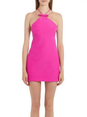 Sexy Halter Neck Backless Bodycon Party Dress