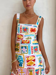 personalized graffiti strap tube top sexy lace dress