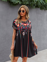 casual holiday loose short dress