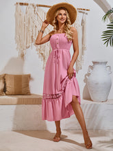 holiday style solid color tube top casual dress