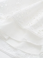 French lace sexy deep V-neck hollow waist short dress