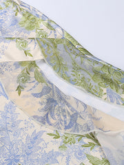 style elegant mesh printed slim fit tube top dress