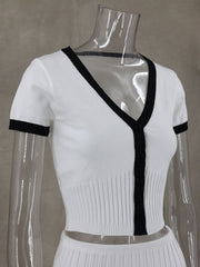 Elegant Casual Commuting Dress Set