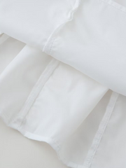 White Flower Beaded Sexy Dress Deep V Halter Neck Dress