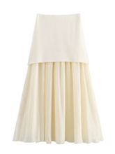 Ladies casual knitted patchwork dress