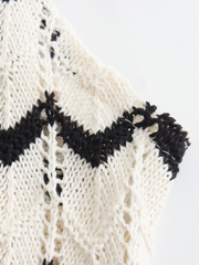 striped knitted dress