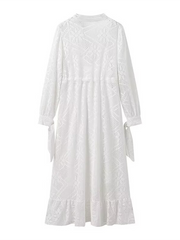 hollow lace 2-piece dress