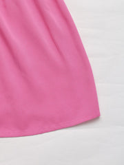 Sweet and Spicy Sleeveless Halter Neck Dress Backless Holiday Style Printed Dress