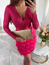 Party Sequin Multicolor Dress