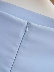 Sweet Strapless One Shoulder Sexy Mini Dress