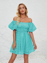 Ladies one shoulder lantern sleeve sexy backless dress