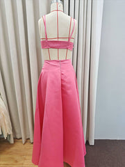 Holiday dress solid color tube top camisole top high waist swing skirt suit