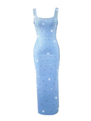 Slim Rhinestone Bandage Dress Party Bandage Dress