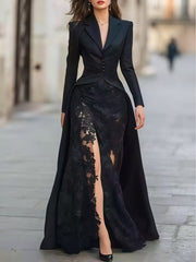 Lace Liner Maxi Dress Set
