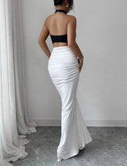 Strapless Figure-Hugging Dress
